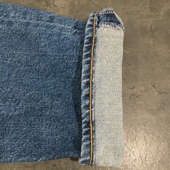 AGOLDE Merrel Medium Wash Organic Cotton Blend 5 Pocket Jeans - Picture 12 of 13